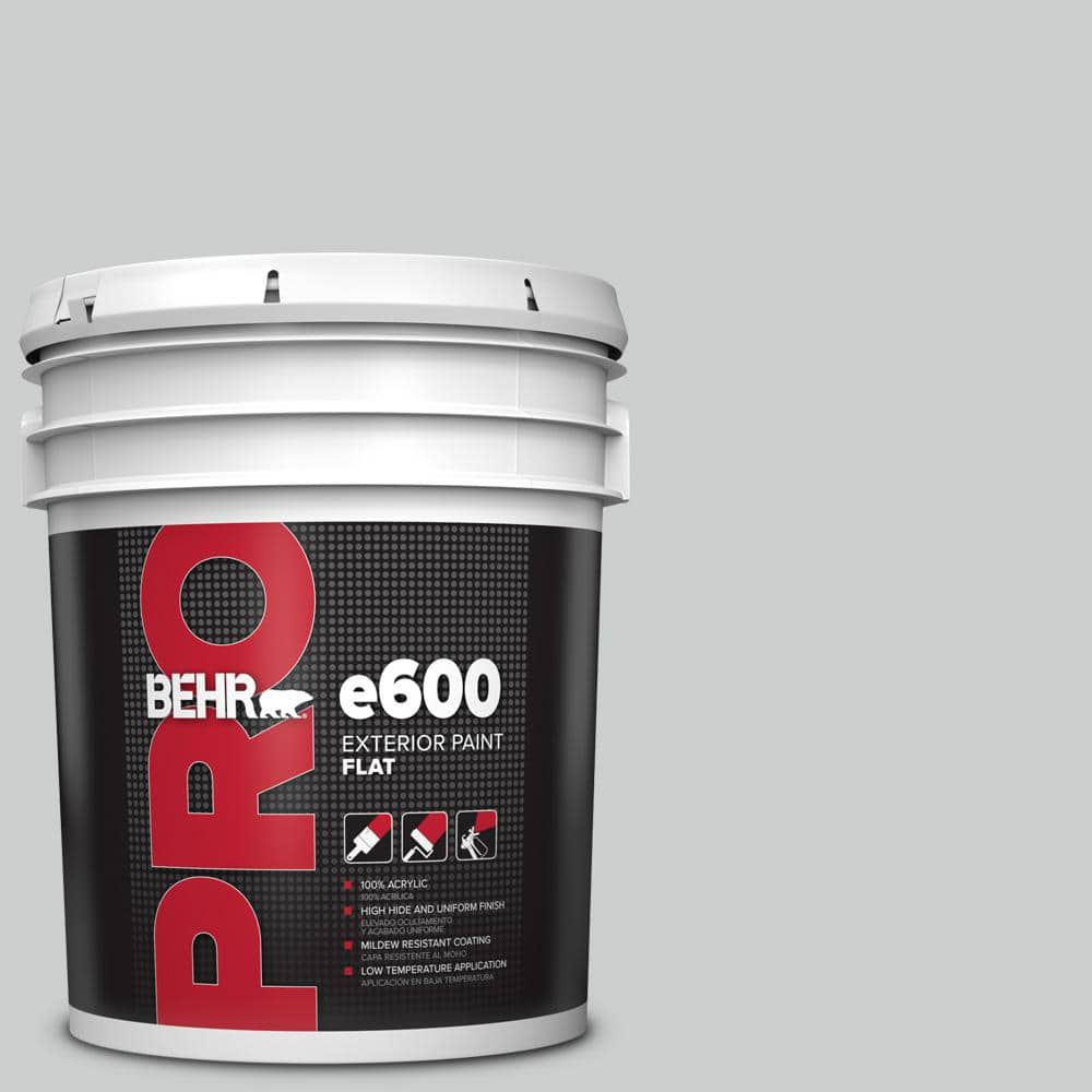 BEHR PRO 5 gal. #N500-2 Loft Space Flat Exterior Paint