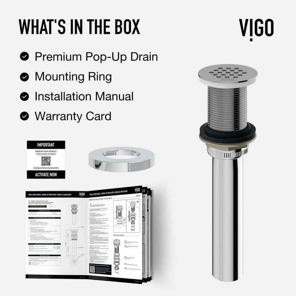 VIGO Vessel Bathroom Sink Drain (4)