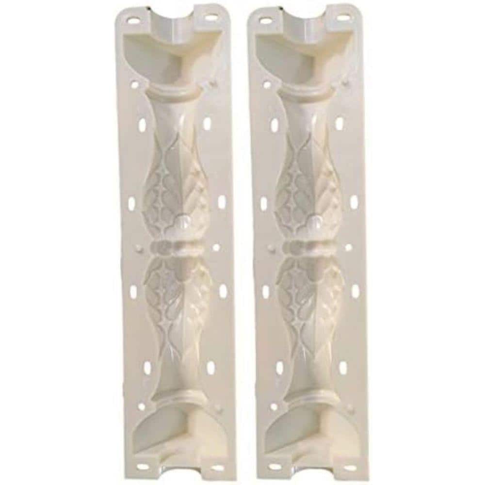 KIWDZFU Concrete Plaster Cement PVC Casting Moulds for Garden Pool Park Railing Balustrade Fence Decoration 1 Pair (3)
