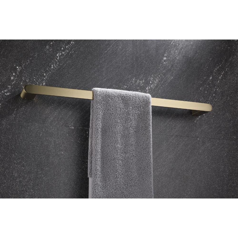 Flynama 5-Piece Wall Mount Stainless Steel Bathroom Hardware Accessory Set (3)