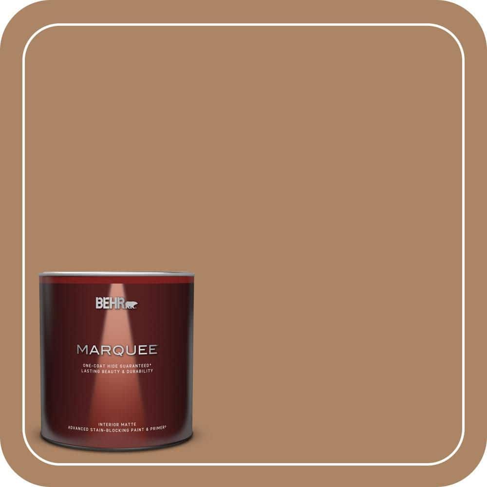 BEHR MARQUEE 1 qt. #PMD-51 Cardamom Matte Interior Paint & Primer