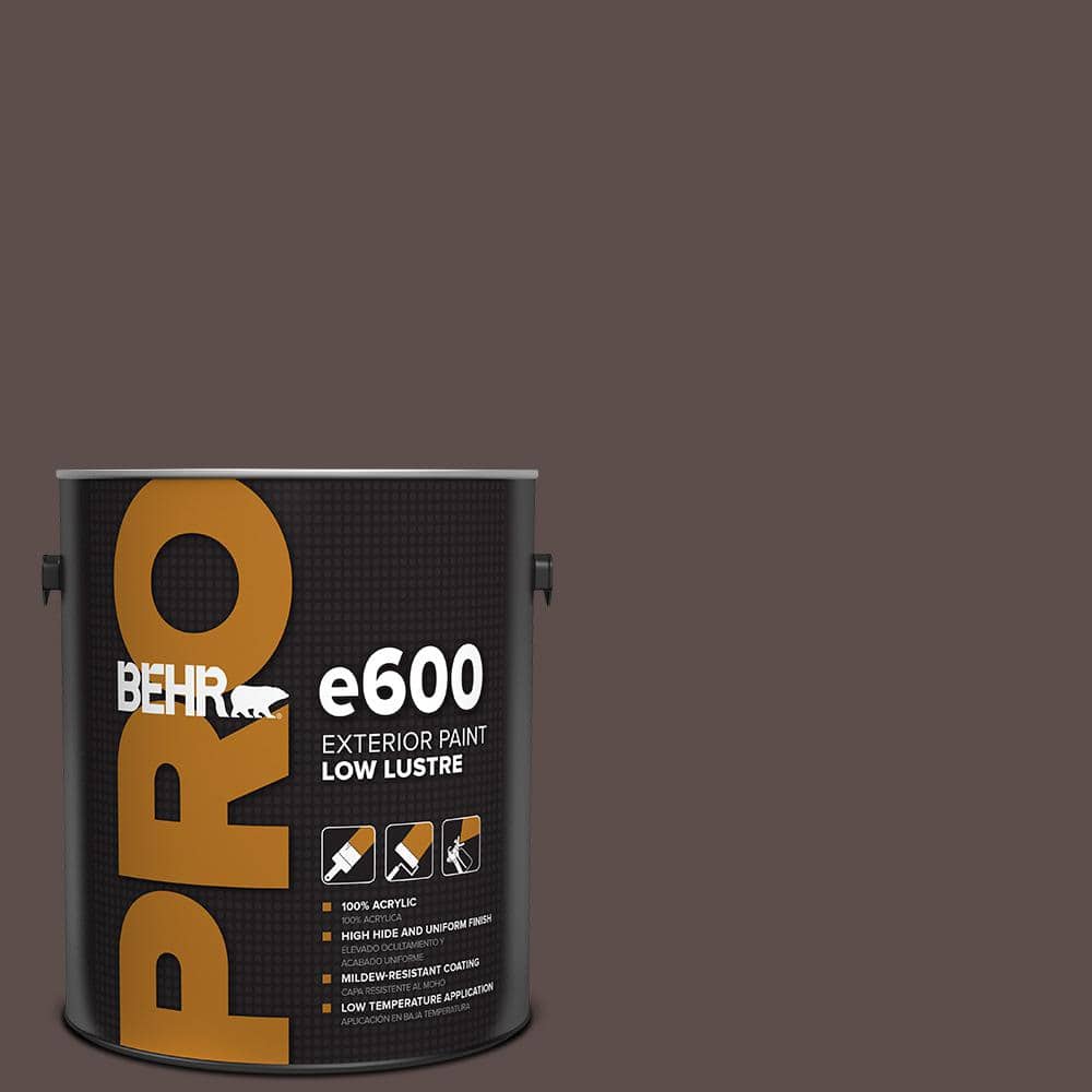 BEHR PRO 1 gal. #ECC-28-3 Charred Hickory Low Luster Exterior Paint