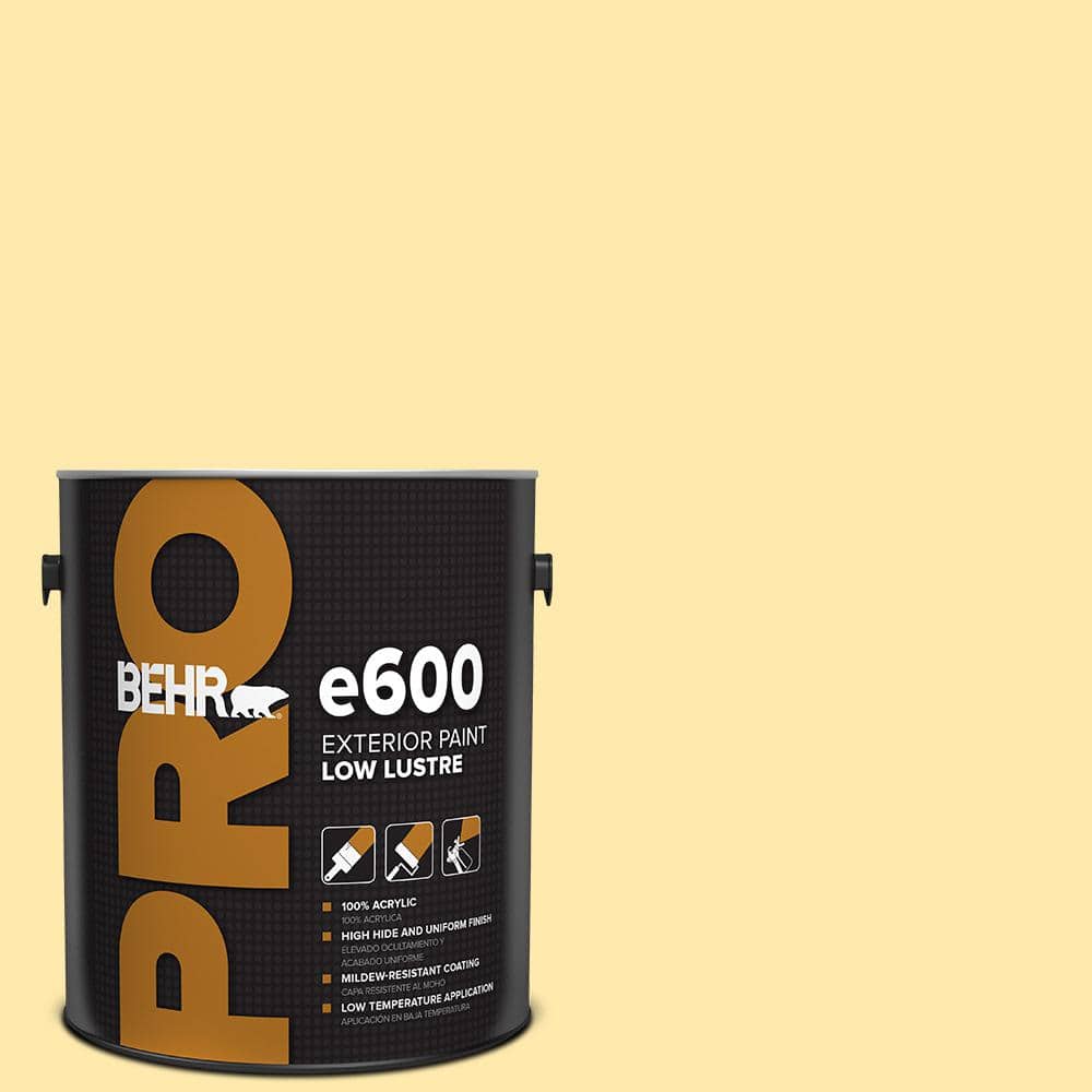 BEHR PRO 1 gal. #P290-2 Sweet as Honey Low Luster Exterior Paint