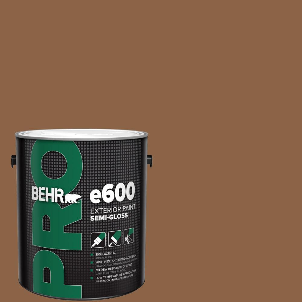 BEHR PRO 1 gal. #S240-7 Leather Work Semi-Gloss Exterior Paint