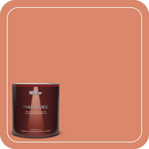 BEHR PREMIUM PLUS #M180-5 King Salmon Enamel Low Odor & Primer (4)