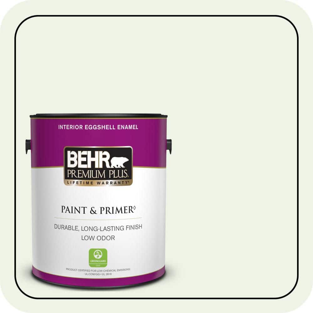 BEHR PREMIUM PLUS 1 gal. #440A-1 Parsnip Eggshell Enamel Low Odor Interior Paint & Primer