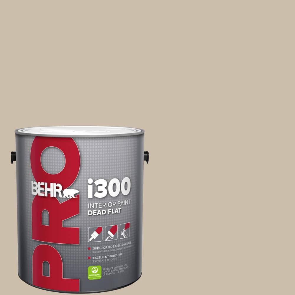 BEHR PRO 1 gal. #HDC-AC-10 Bungalow Beige Dead Flat Interior Paint
