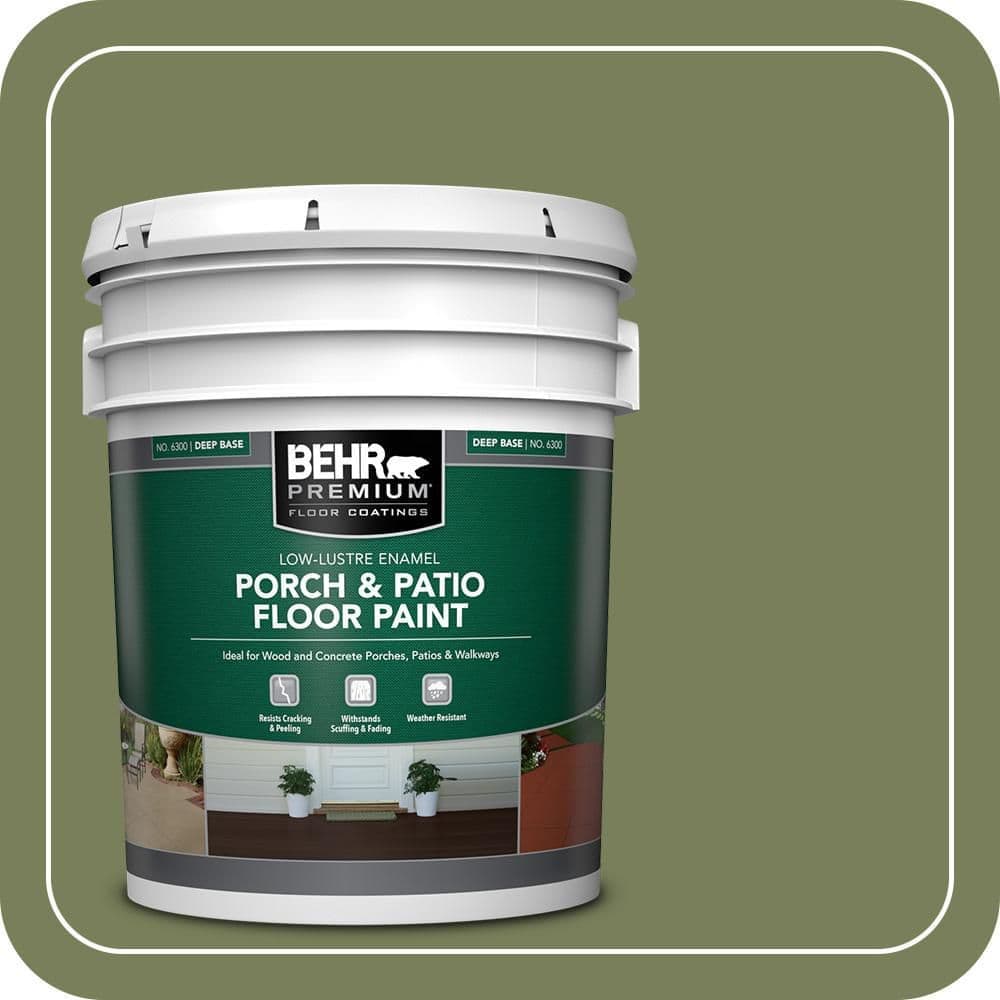 BEHR PREMIUM #410F-6 Low-Lustre Enamel Interior/Exterior Porch and Patio Floor Paint (1)