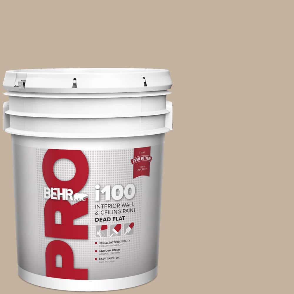 BEHR PRO 5 gal. #ECC-20-1 Canyon View Dead Flat Interior Paint (1)