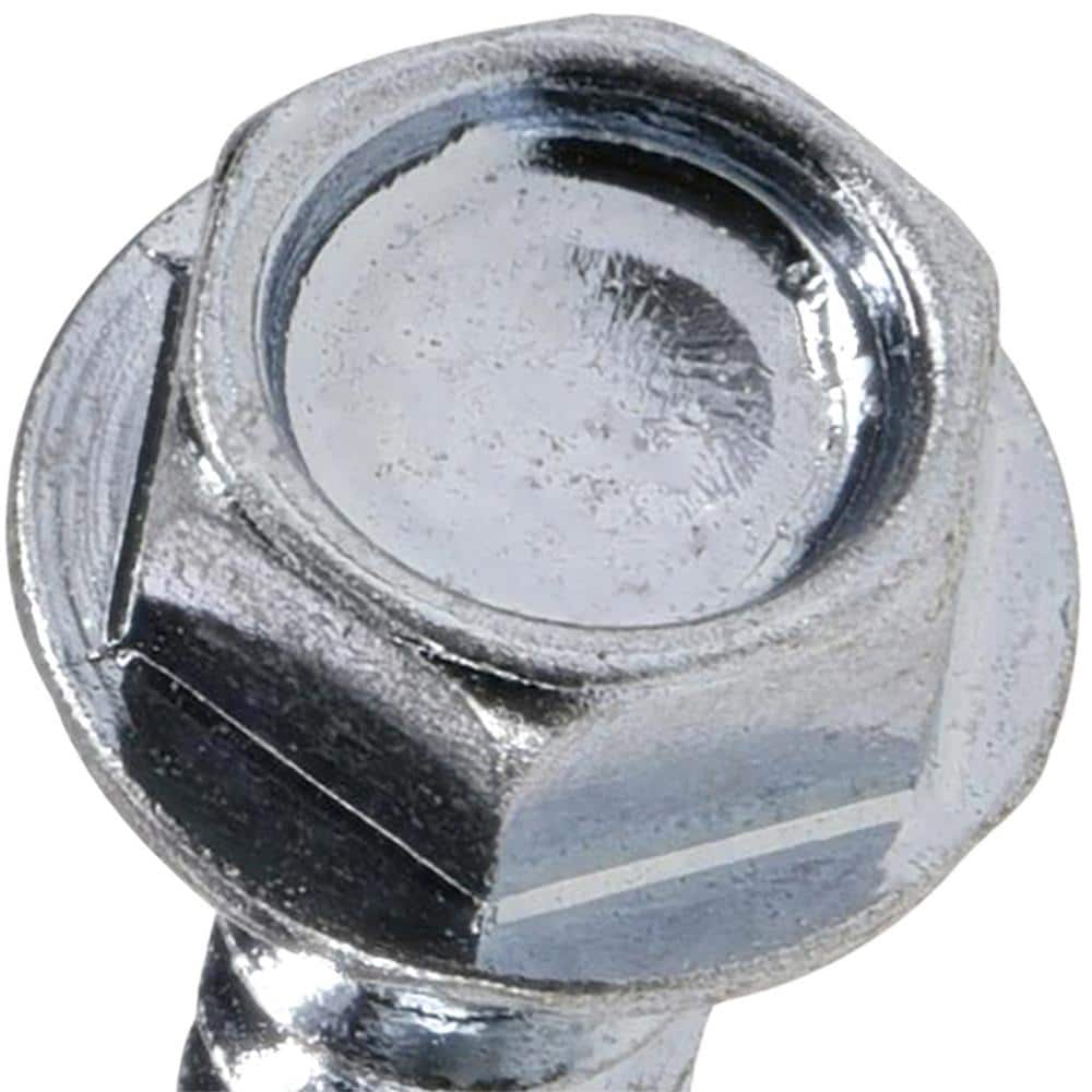 Everbilt #8 . External Hex Flange Hex-Head Self-Drilling Screws-Box (3)