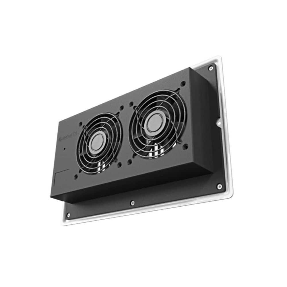 QuietCool 162 CFM 6 in. x 10 in. Register Booster Fan with Automatic Thermostat and App Control (3)