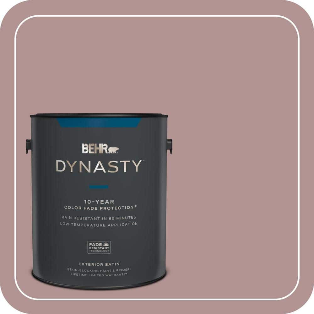 BEHR DYNASTY 1 gal. #MQ1-46 Antoinette Satin Enamel Exterior Stain-Blocking Paint & Primer
