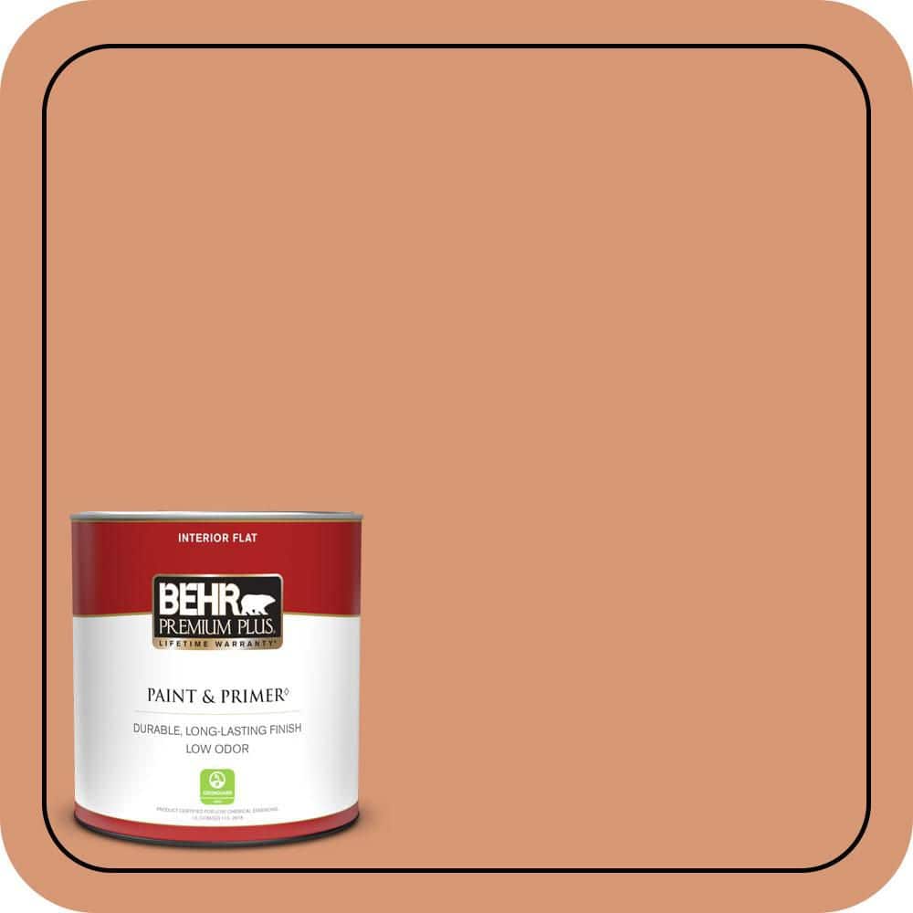 BEHR PREMIUM PLUS #M210-5 Candied Yams Enamel Low Odor & Primer (1)