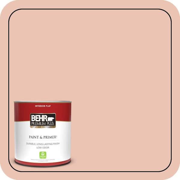 BEHR PREMIUM PLUS Home Decorators #HDC-CT-14 Coral Coast Enamel Interior Stain-Blocking Paint and Primer (3)
