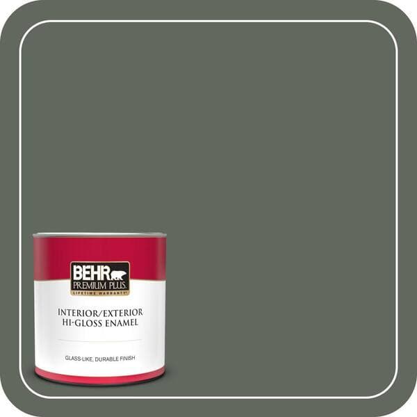 BEHR PREMIUM PLUS #710F-6 Painted Turtle Interior/Exterior Paint & Primer Color Sample (2)