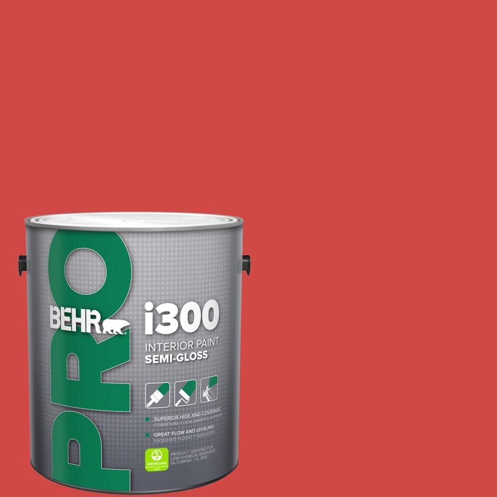 BEHR PRO 1 gal. #P170-6 Race Car Stripe Semi-Gloss Interior Paint