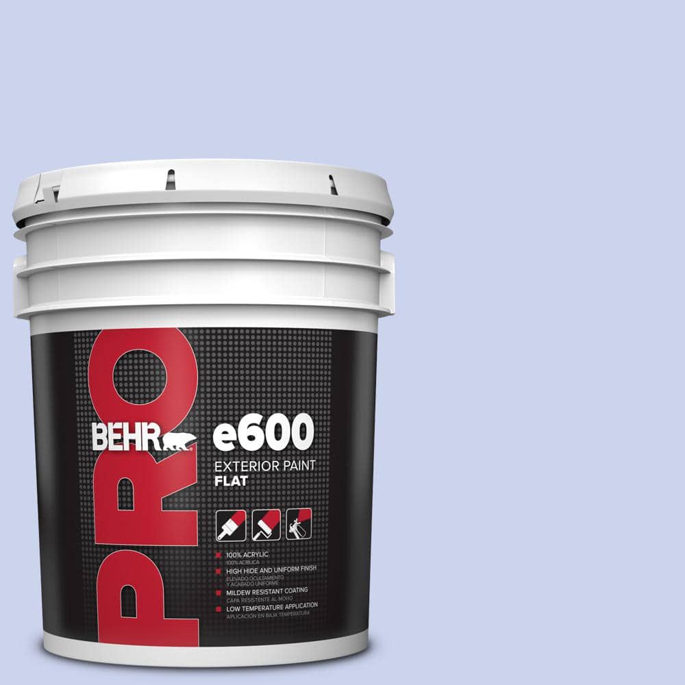 BEHR PRO 5 gal. #P540-2 Garden Fairy Flat Exterior Paint
