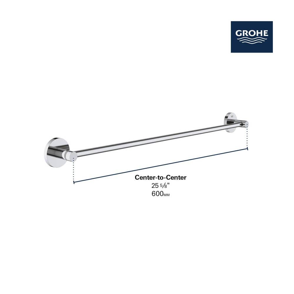 GROHE Essentials Guest Bathroom 3-Piece Bath Hardware Set (3)
