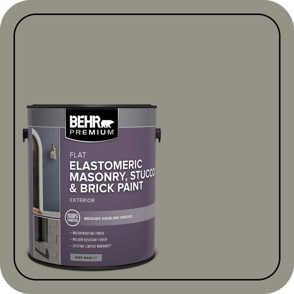 BEHR PREMIUM 5 gal. #MS-59 Casting Shadow Elastomeric Masonry, Stucco and Brick Exterior Paint (1)