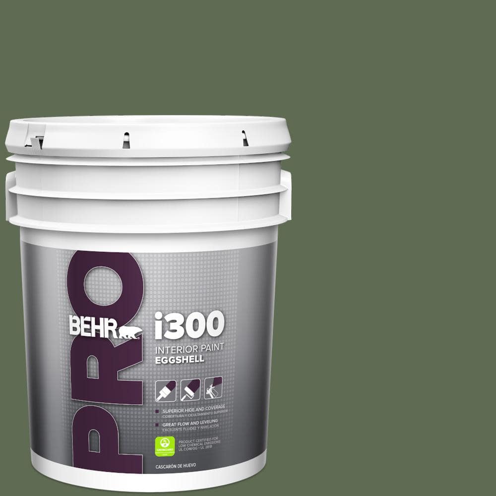 BEHR PRO 5 gal. #430F-6 Inland Eggshell Interior Paint