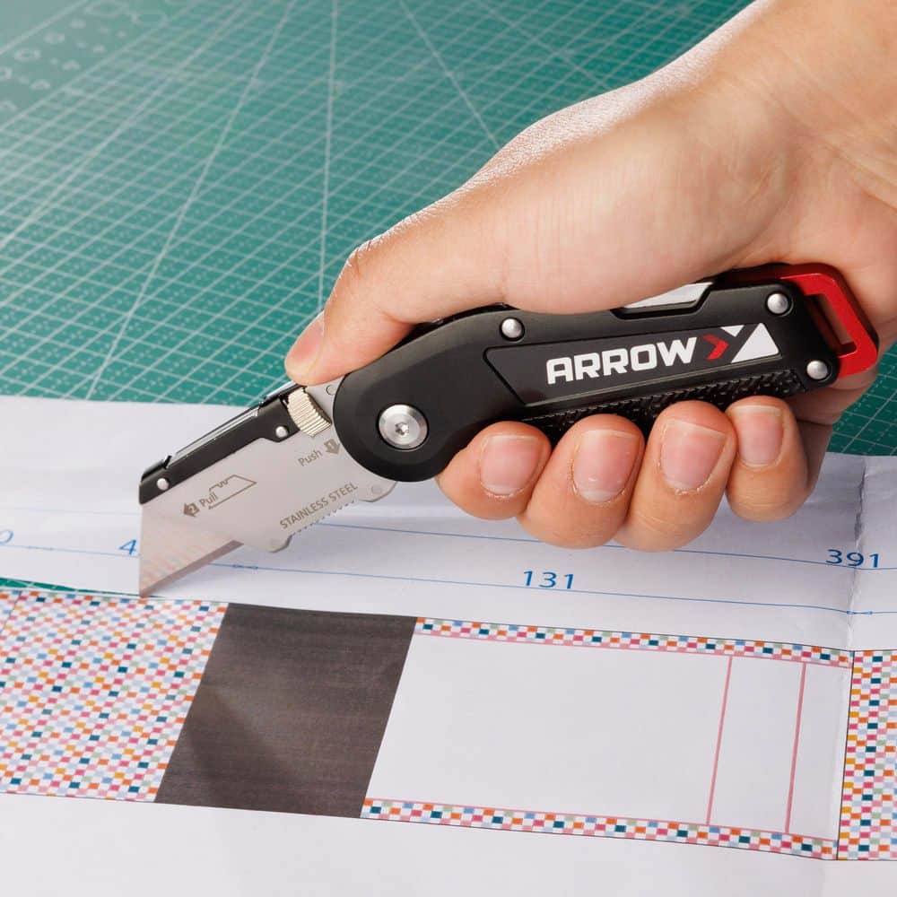 Arrow Fastener Folding Utility Knife (3)