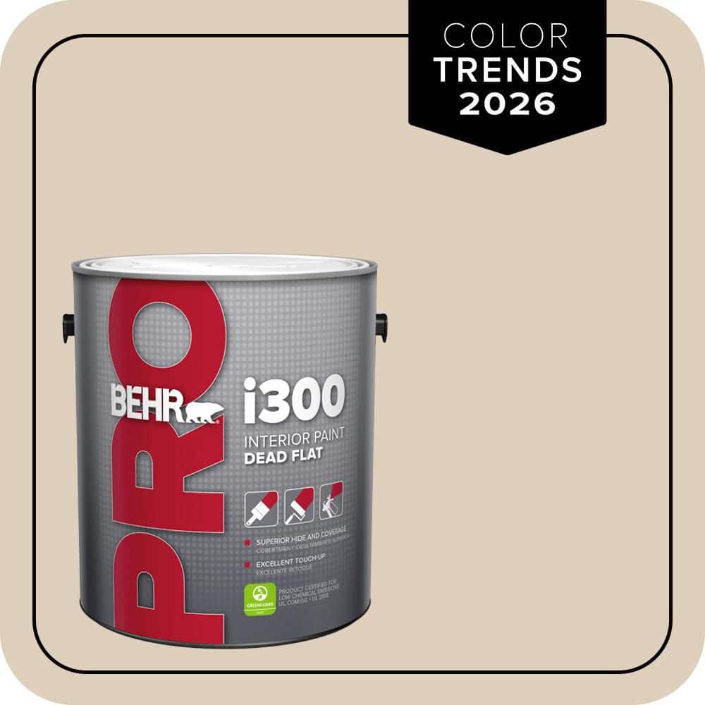 BEHR PRO 1 gal. #MQ3-11 Dainty Lace Dead Flat Interior Paint