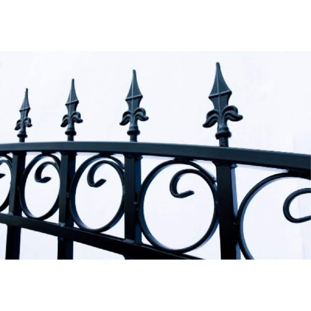 ALEKO London Style 4 ft. 5 ft. Steel Pedestrian Fence Gate (3)