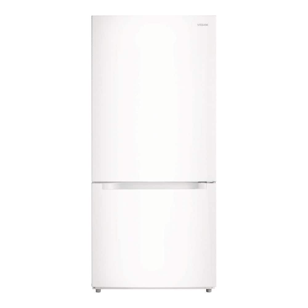 Vissani 30 in. 18.7 cu. ft. Standard-Depth Bottom Freezer Refrigerator in White, Garage-Ready