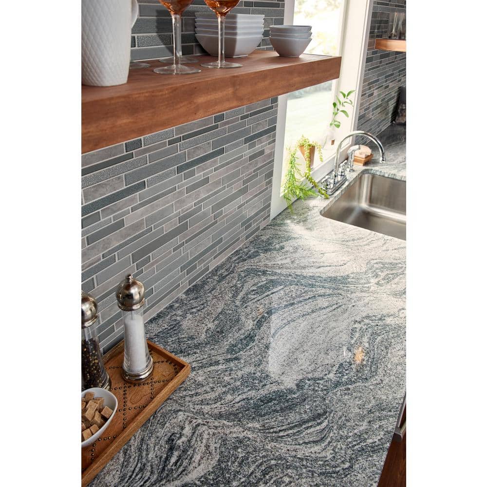 MSI Smoky Alps Interlocking 12 in. x 12 in. x 0.38 in. Glass/Stone Mesh-Mounted Mosaic Wall Tile (0.97 sq. ft./each) (3)