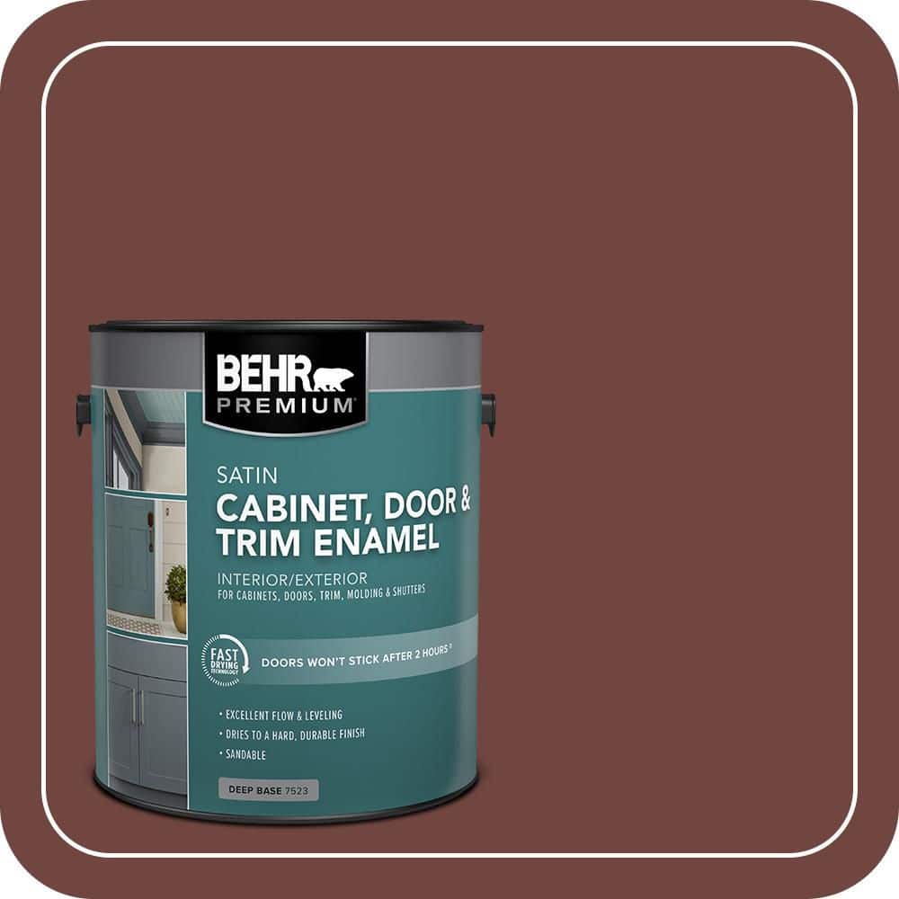 BEHR PREMIUM 1 gal. #MQ1-19 Dressed To Impress Satin Enamel Interior/Exterior Cabinet, Door & Trim Paint