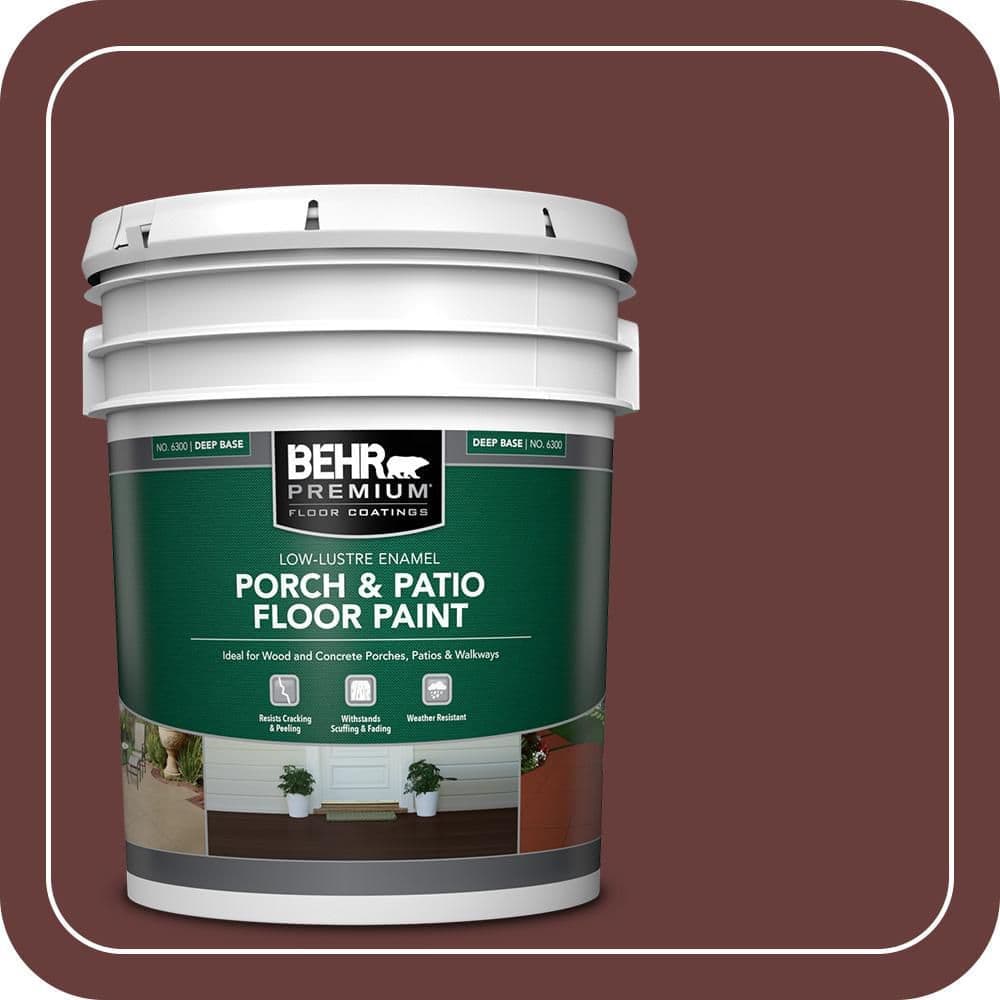 BEHR PREMIUM #PPU2-01 Textured Low-Lustre Enamel Interior/Exterior Porch and Patio Anti-Slip Floor Paint (1)