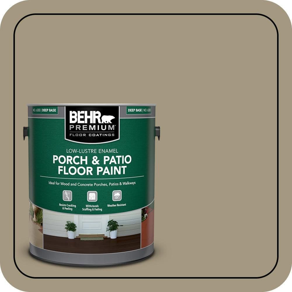BEHR PREMIUM #N330-5 Textured Low-Lustre Enamel Interior/Exterior Porch and Patio Anti-Slip Floor Paint (1)