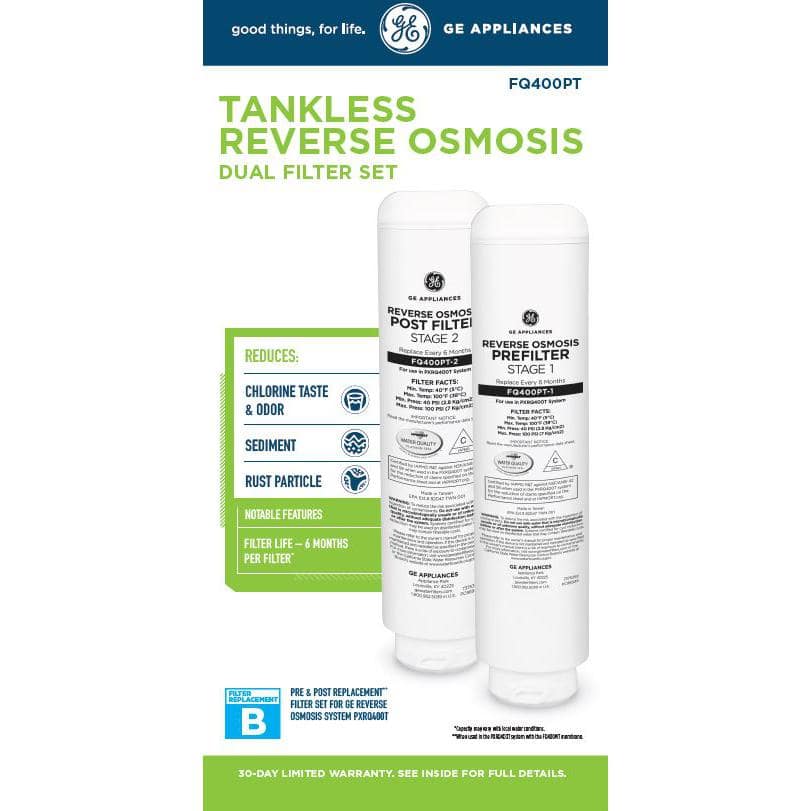 GE Reverse Osmosis Under Sink Replacement Filter (4)