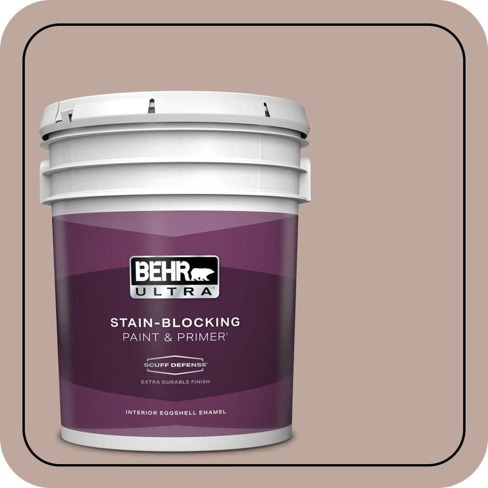 BEHR ULTRA 5 gal. #PWL-88 Heavenly Cocoa Extra Durable Eggshell Enamel Interior Paint & Primer