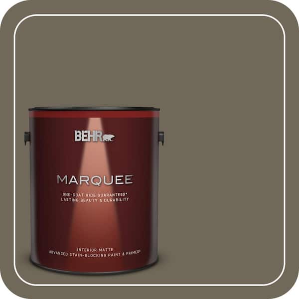 BEHR PREMIUM PLUS #770D-6 Sandwashed Driftwood Enamel Low Odor & Primer (4)