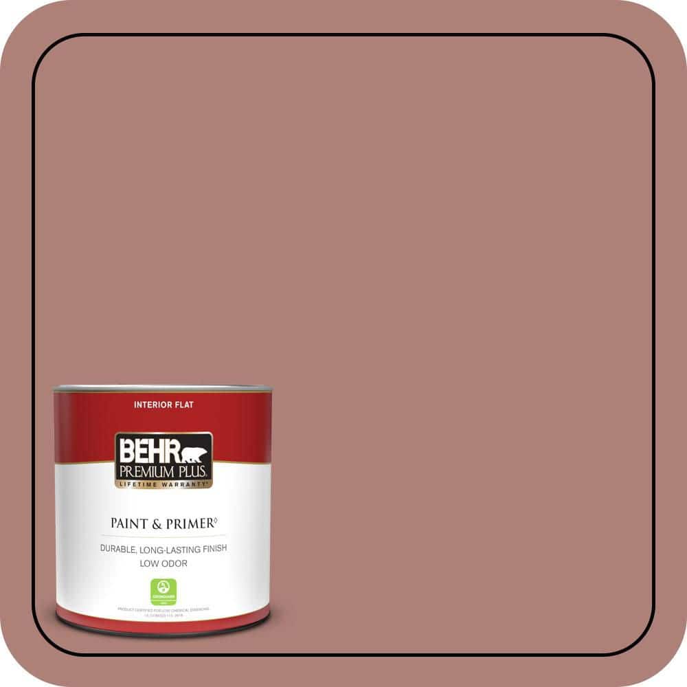 BEHR PREMIUM PLUS #S170-5 Smoke Bush Rose Enamel & Primer Color Sample (1)