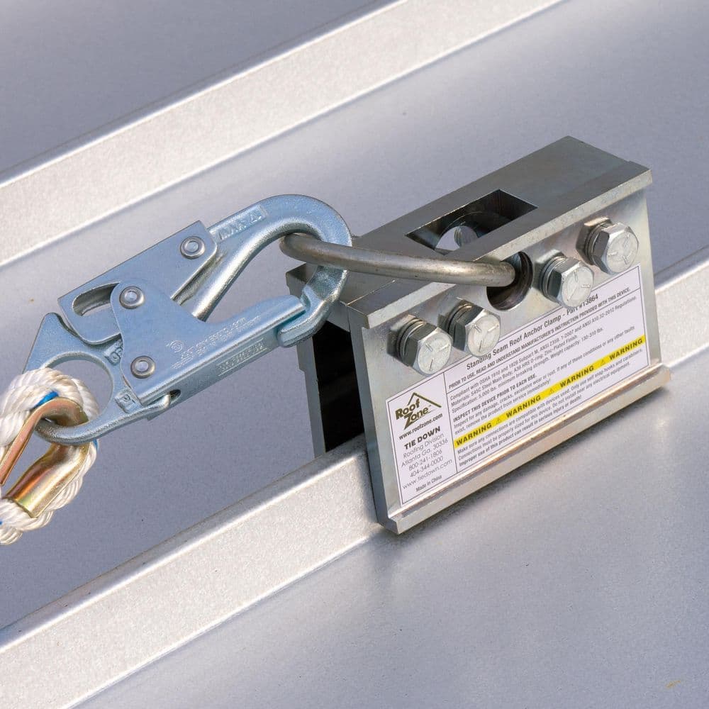 Unbranded Standing Seam Fall Protection Roof Anchor Roof Safety Tool (2)