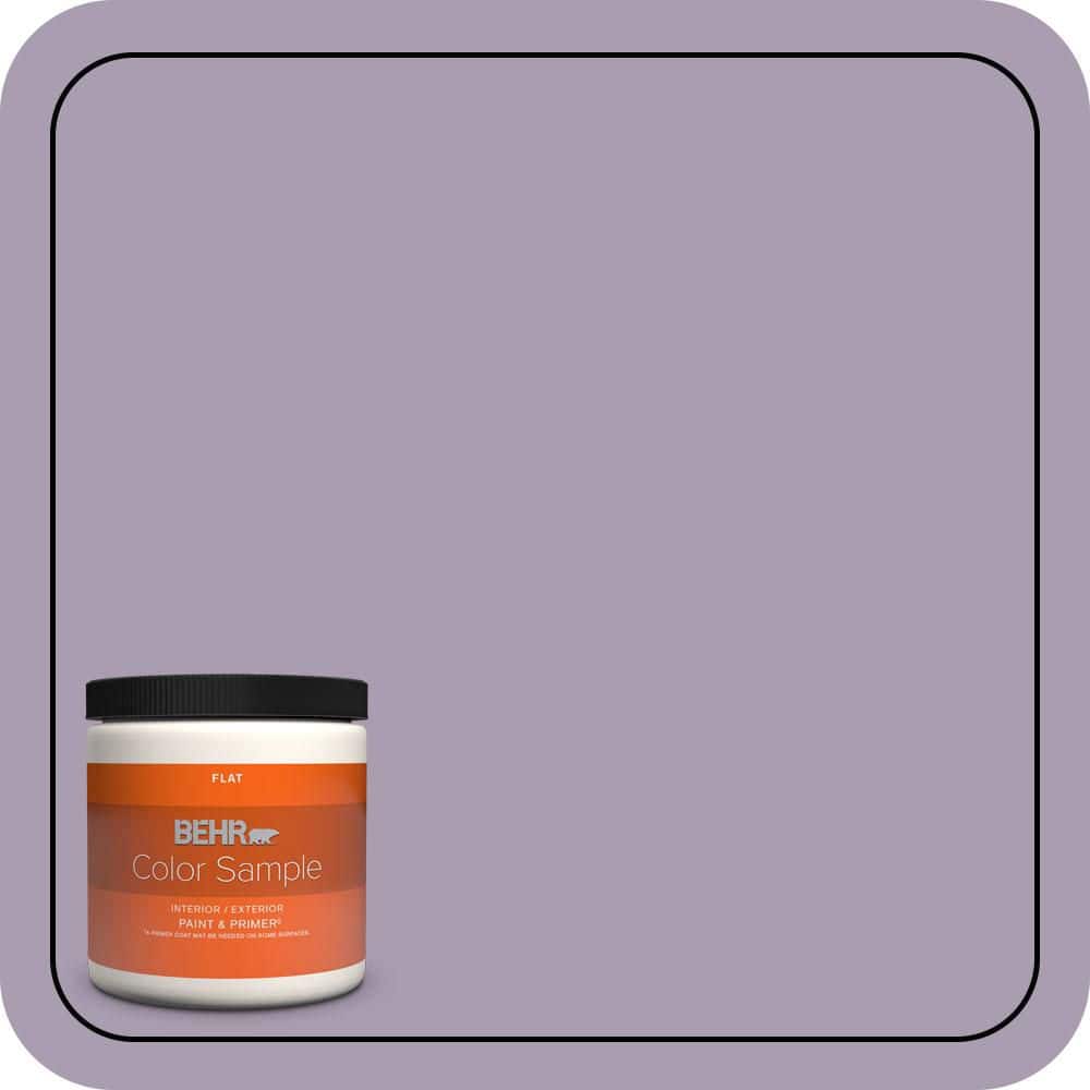 BEHR PREMIUM PLUS 8 oz. #PPU16-12 Charm Flat Interior/Exterior Paint & Primer Color Sample