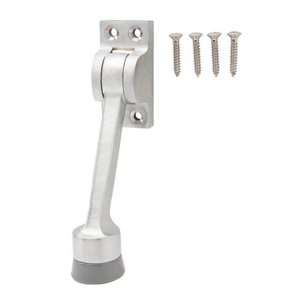 Everbilt Satin Chrome Commercial Grade Kick Down Door Stop (2)