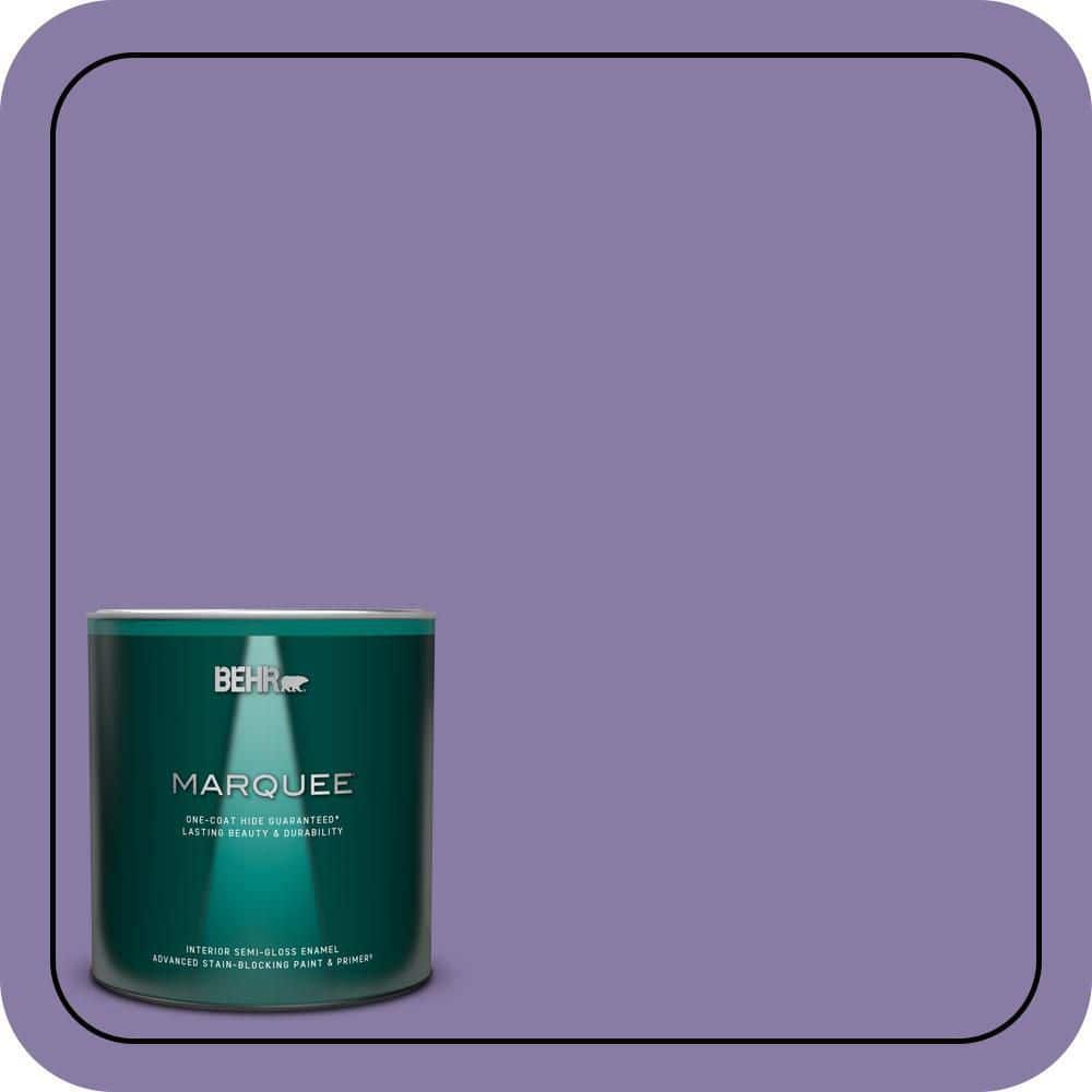 BEHR MARQUEE 1 qt. #M560-5 Second Pour One-Coat Hide Semi-Gloss Enamel Interior Paint & Primer