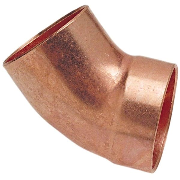 Everbilt 2 in. Copper DWV 45-Degree Fitting x Cup Street Elbow (2)