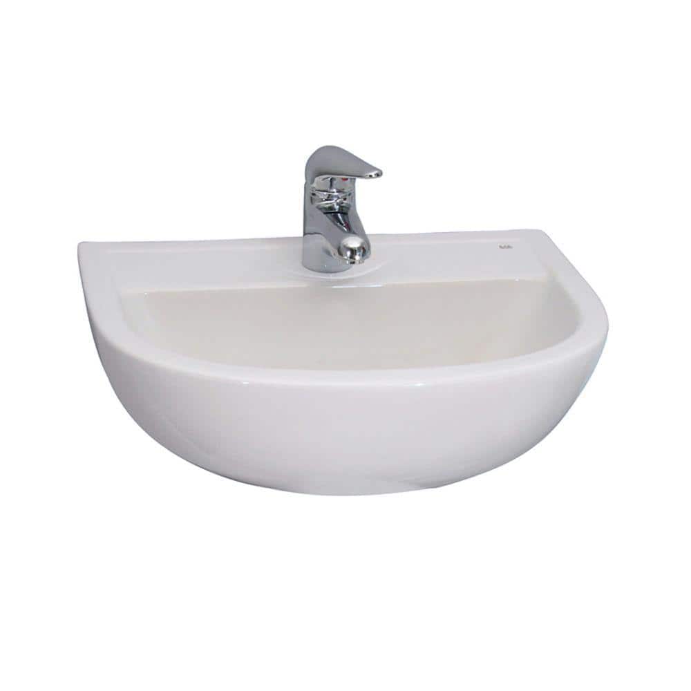 Barclay Products Compact 450 Wall-Hung Bathroom Sink in White (1)