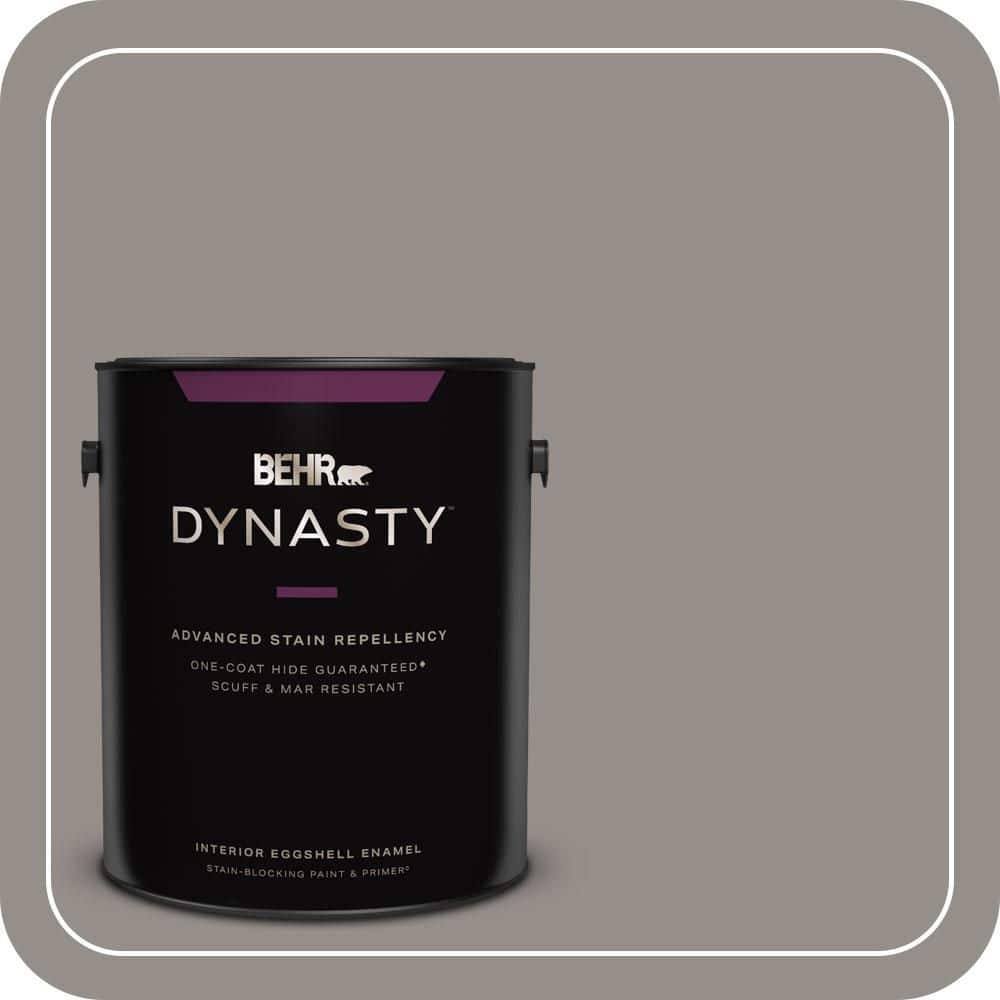 BEHR DYNASTY 1 gal. #QE-59 Water Tower Eggshell Enamel Interior Stain-Blocking Paint & Primer