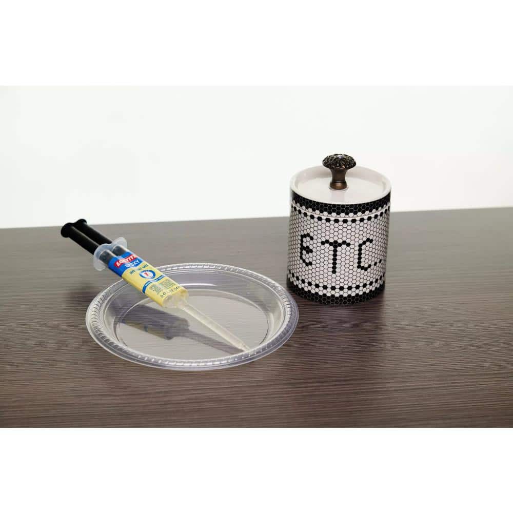 Loctite Instant Mix 1-Minute Epoxy Translucent Yellow Syringe (3)
