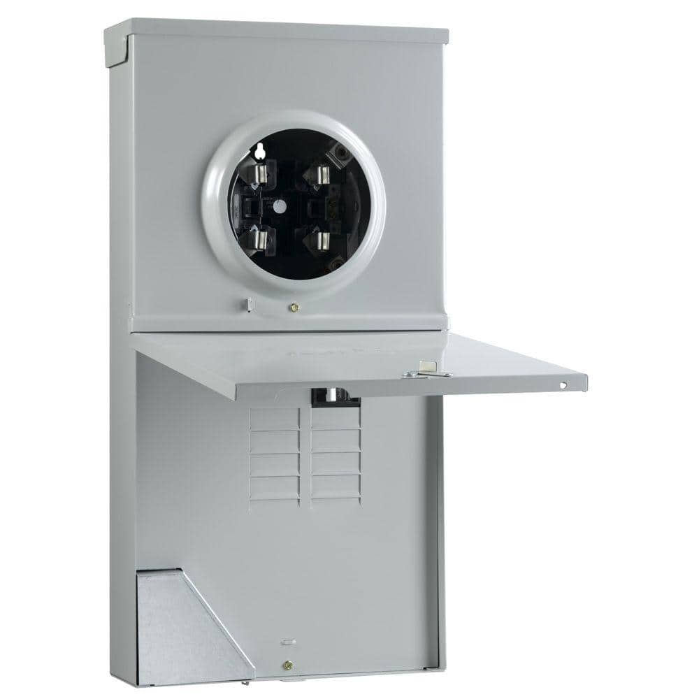 Midwest Electric Products 200 Amp Metered Temporary Power Outlet Box