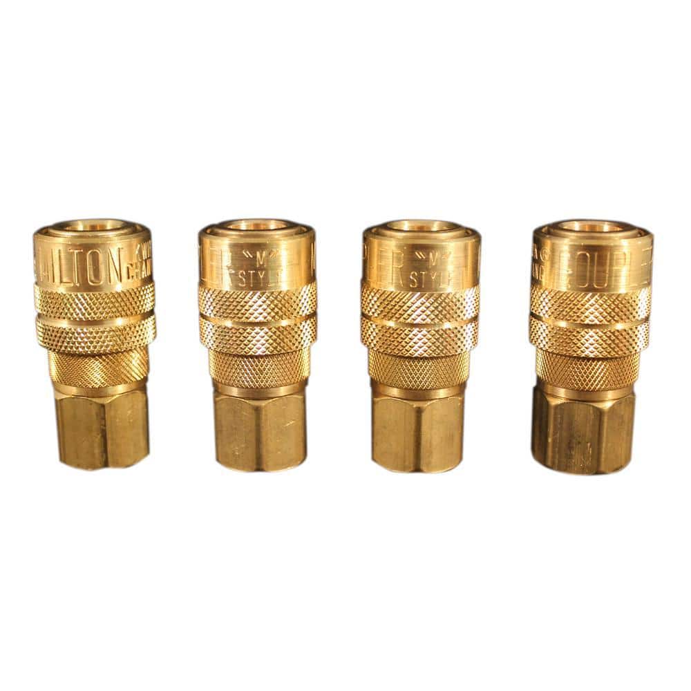 Milton Industries, Inc. 1/4 in. FNPT M Style Coupler (1)
