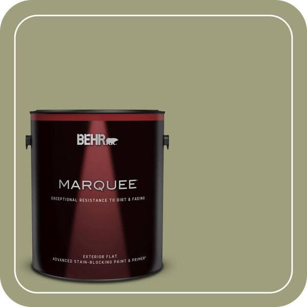 BEHR PREMIUM PLUS #BIC-57 French Parsley Flat Interior/Exterior Paint & Primer Color Sample (2)