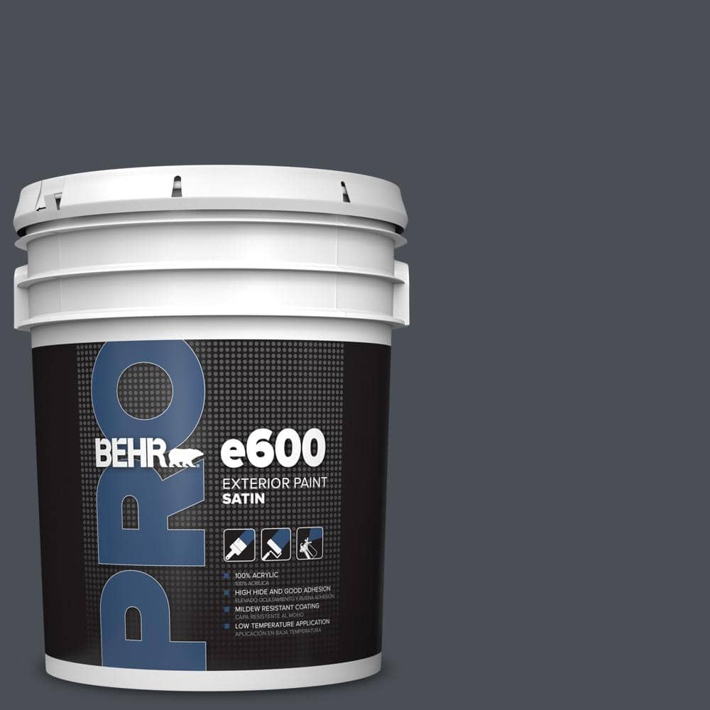 BEHR PRO 5 gal. #PPU15-20 Poppy Seed Satin Enamel Exterior Paint (1)