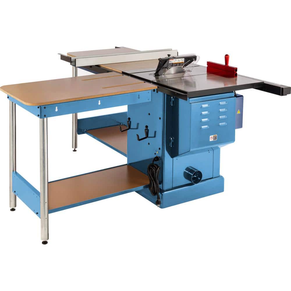 South Bend 10 in. 3HP 220-Volt Table Saw With Extension Rails (2)