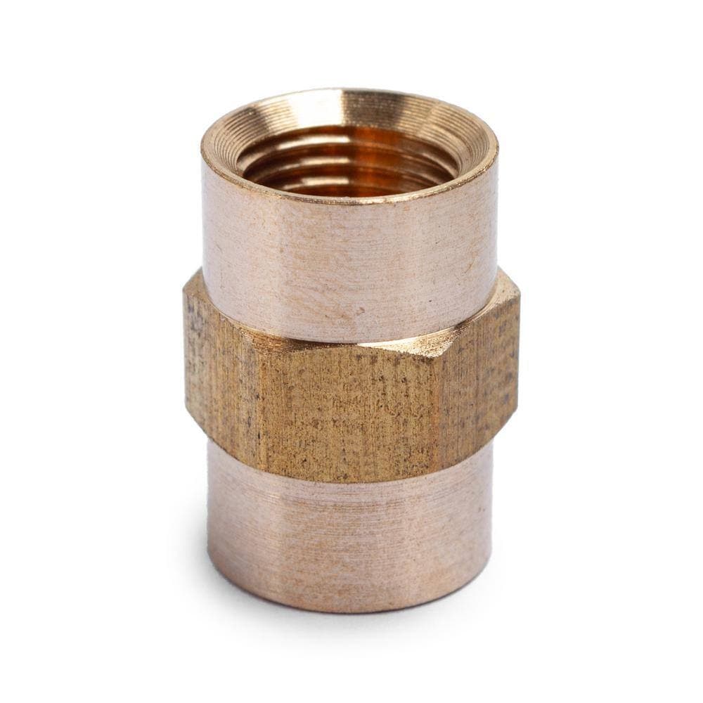 LTWFITTING 1/8 in. FIP Brass Pipe Coupling Fitting (2)